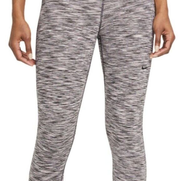 Women's Fitted Space-Dyed Cropped Tights Black  - Sz S - NWT - Picture 1 of 7